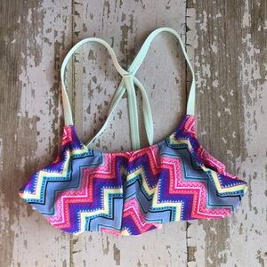 Victoria’s Secret PINK bikini top Small chevron